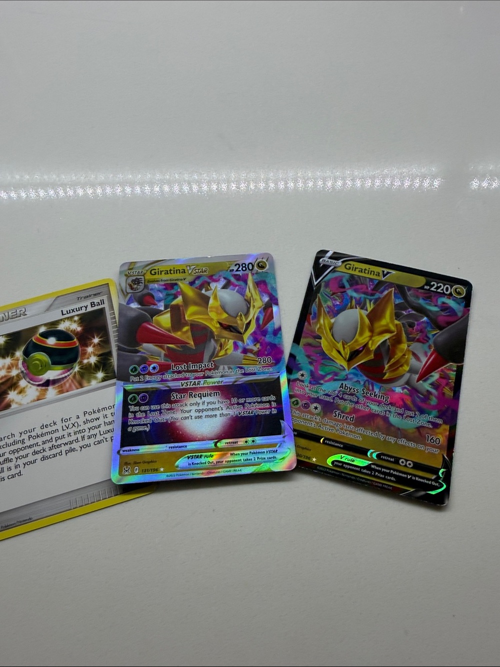 Pokémon Giratina VSTAR 2022 BUNDLE COMES WITH LUXURY BALL AND GIRATINA V.